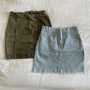 Madewell & Free Stretch Denim Skirt (XS)